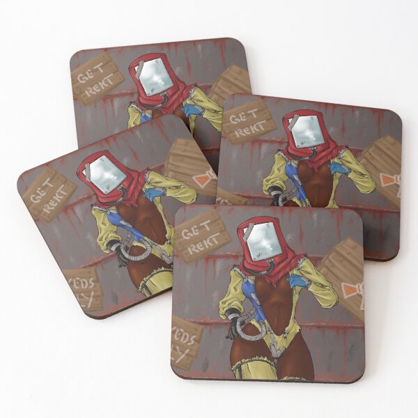 Item preview, Rust game Hazmat babe pinup DARK designed and sold by DHPrintCanada.