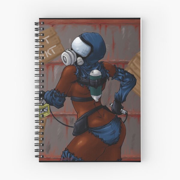 Item preview, Rust game Scientist pinup Babe DARK designed and sold by DHPrintCanada.