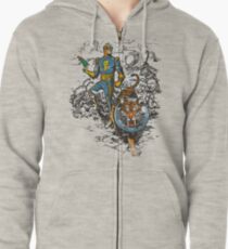 Calvin: The Spiffy Spaceman Zipped Hoodie
