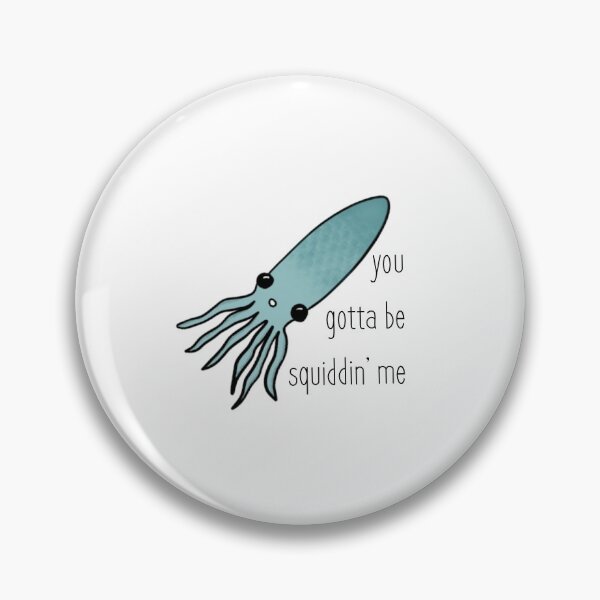 Item preview, You Gotta Be Squiddin’ Me Digital Doodle Pun designed and sold by Caroline Lynch.