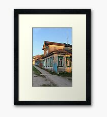 Old rural house Framed Print
