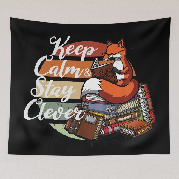 Item preview, Keep Calm and Stay Clever designed and sold by ARTsPlural.