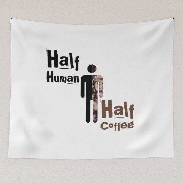 Item preview, Half Human Half Coffee designed and sold by UncleStuScience.