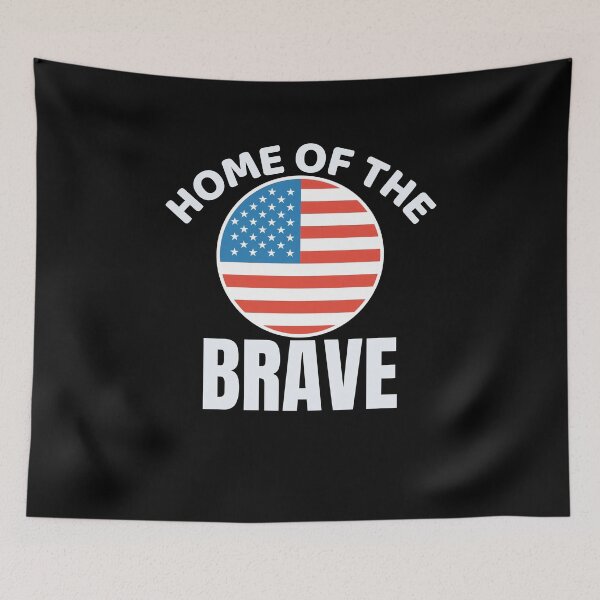 Item preview, Home Of The Brave July 4th designed and sold by LaceRenee.