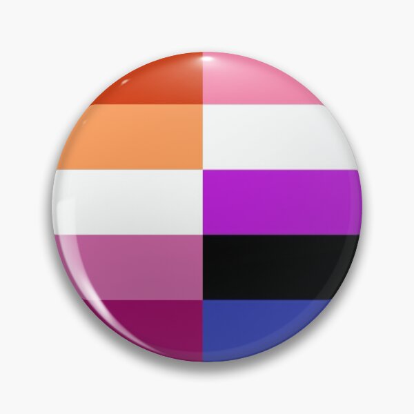 Item preview, lesbian and genderfluid flag designed and sold by luvscreen.