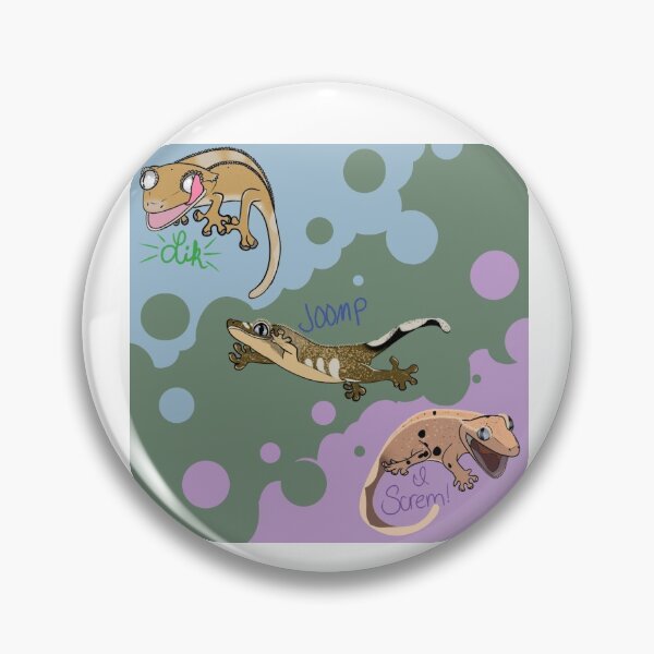 Item preview, gecko trio designed and sold by PaintKnife.