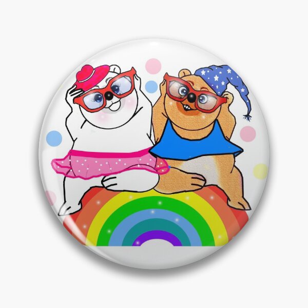 Item preview, Polar bear and brown bear (Ursus arctos) designed and sold by Shirley cute art .