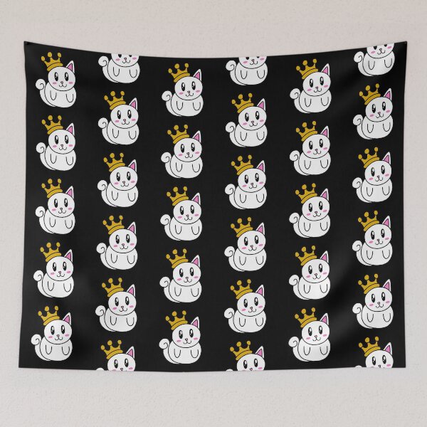 Item preview, Cute Cat in a Crown designed and sold by palaco210.
