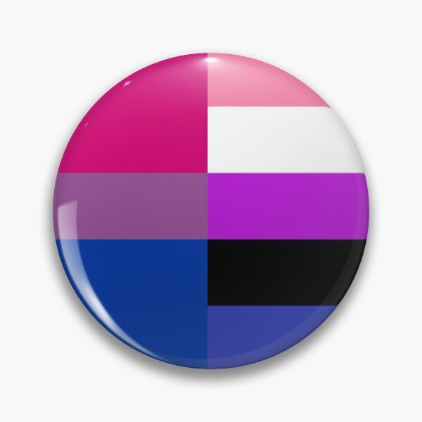Item preview, bisexual and genderfluid flag designed and sold by luvscreen.