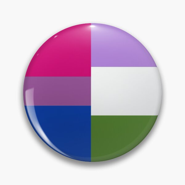 Item preview, bisexual and genderqueer flag designed and sold by luvscreen.