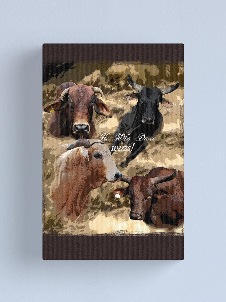 "RODEO BUCKING BULLS, RODEO ART" Canvas Print for Sale by Tinpants