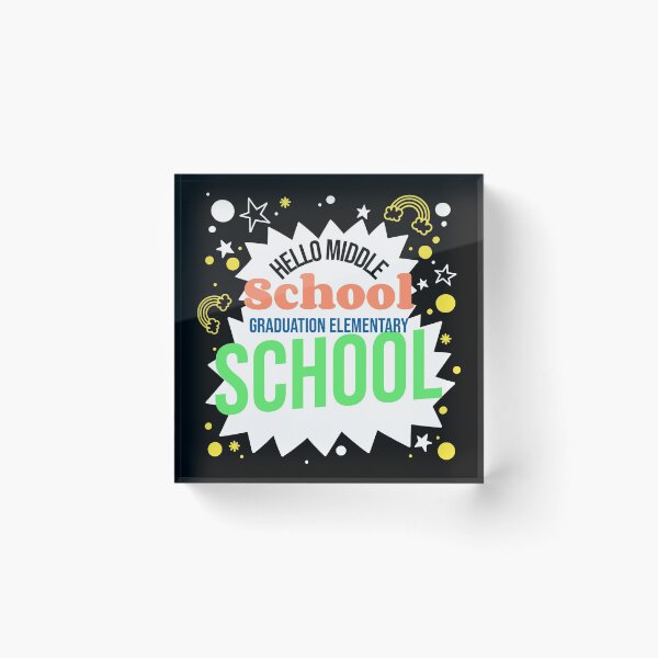 Item preview, Hello middle school graduation elementary school - High school student designed and sold by mr&mrsmalik malik.