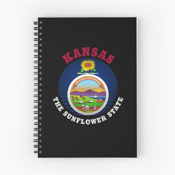 Item preview, KANSAS SUNFLOWER STATE FLAG designed and sold by Madjack Tees Kiwi SuperStore.
