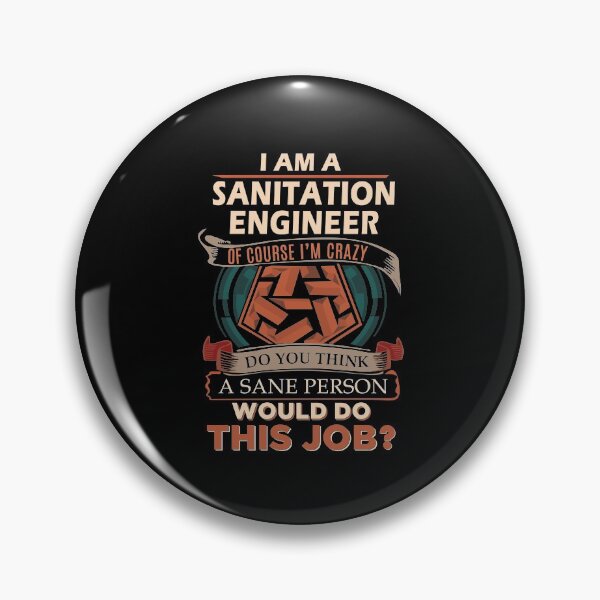 Item preview, Sanitation Engineer T Shirt - Sane Person Gift Item Tee designed and sold by ccolaberni.