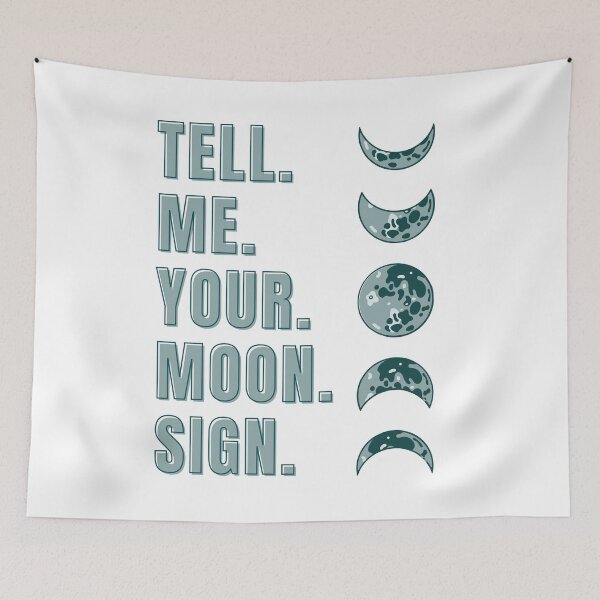 Item preview, Tell me your moon sign designed and sold by SpritesOfSpirit.