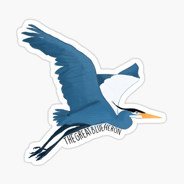 Item preview, The Great Blue Heron  designed and sold by Katelyn Workman.