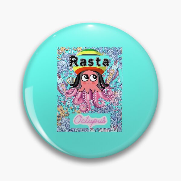 Item preview, Rasta Octopus designed and sold by Flirt-Teez.