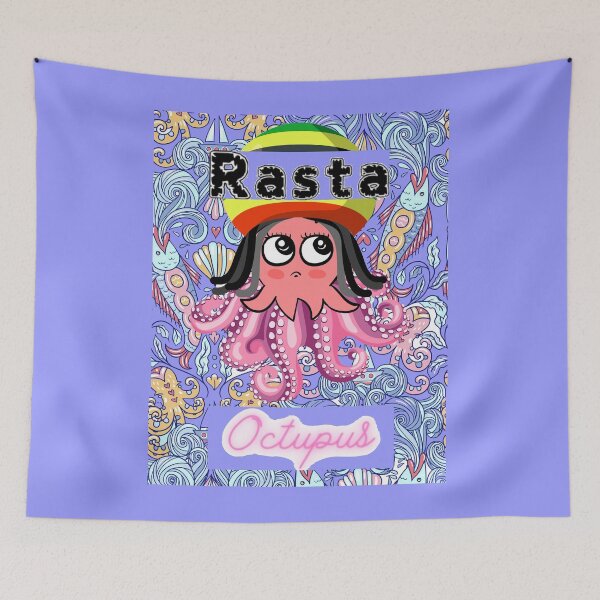 Item preview, Rasta Octopus designed and sold by Flirt-Teez.