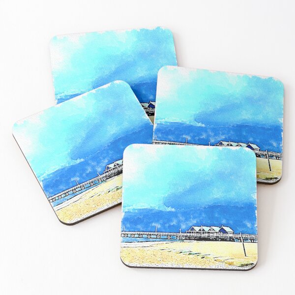 Item preview, Busselton Jetty Watercolour Painting. Fanart From WallsOfFame.com.au designed and sold by WallsOfFameAust.
