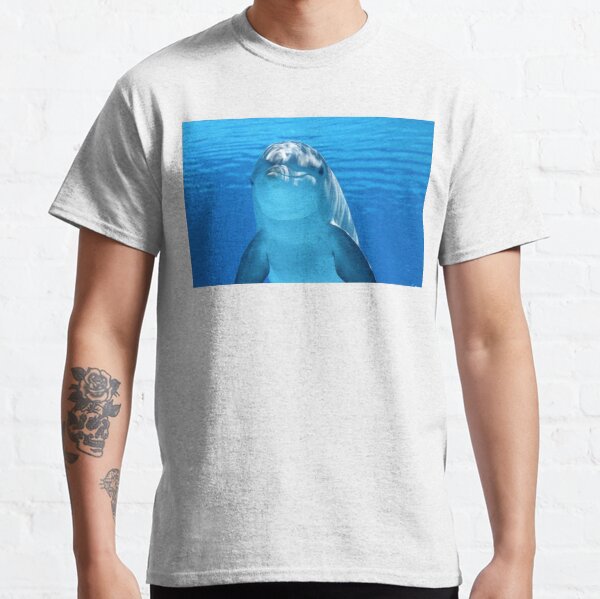 Cute Dolphin Underwater Classic T-Shirt