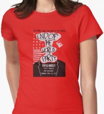 Mr. Robot End of the World Party Tee Women's Fitted T-Shirt