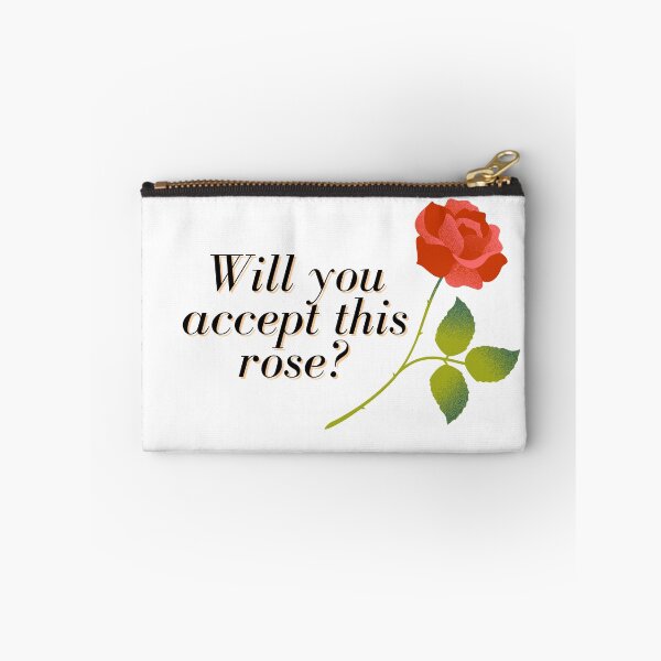 Item preview, Will you accept this rose? sticker print designed and sold by ThousandAutumns.
