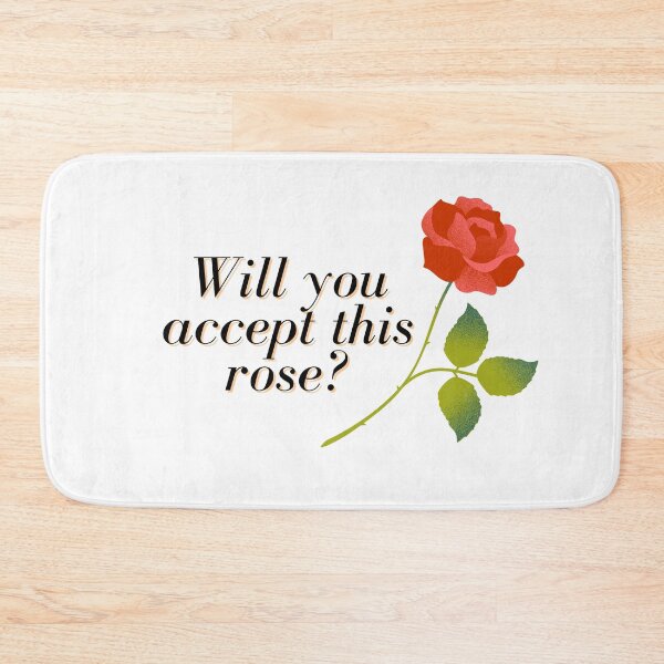 Item preview, Will you accept this rose? sticker print designed and sold by ThousandAutumns.