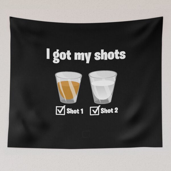 Item preview, I Got My Shots Funny Covid Vaccination Tshirt designed and sold by evadeedesigns.