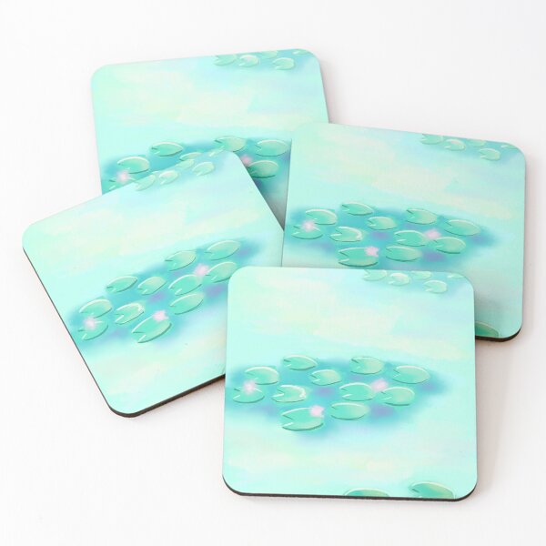 Item preview, Pretty pastel water lilies  designed and sold by King-of-my-art.