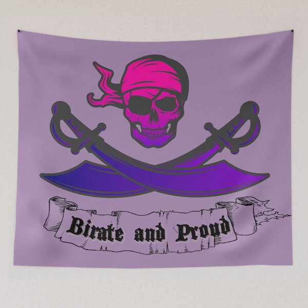 Item preview, Birate and Proud Pride Pirate designed and sold by CreativeArts Studio.