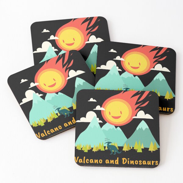 Item preview, Dinosaur and volcano designed and sold by mr&mrsmalik malik.