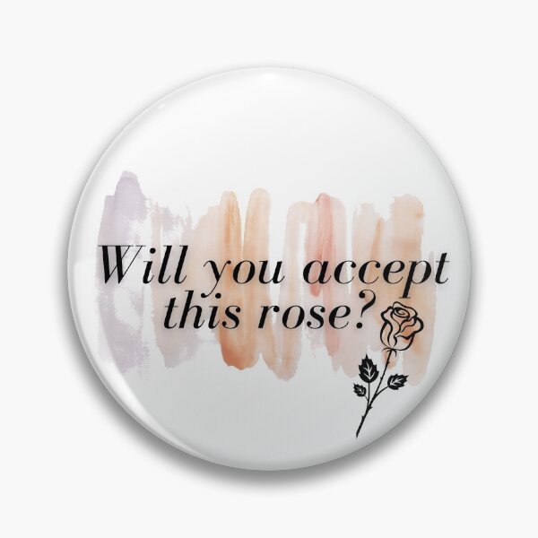 Item preview, Will you accept this rose - watercolour sticker designed and sold by ThousandAutumns.