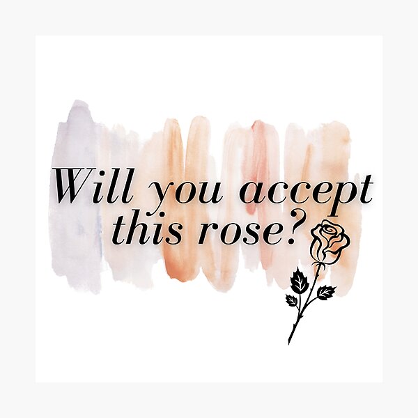 Item preview, Will you accept this rose - watercolour sticker designed and sold by ThousandAutumns.