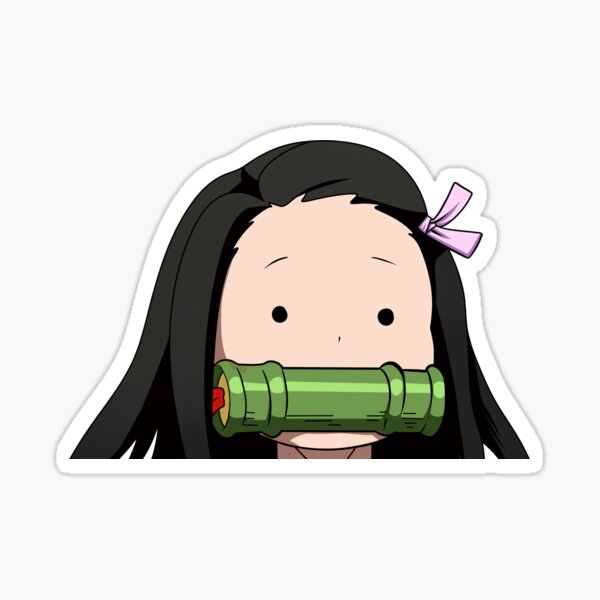 Nezuko Kamado Peeker Sticker