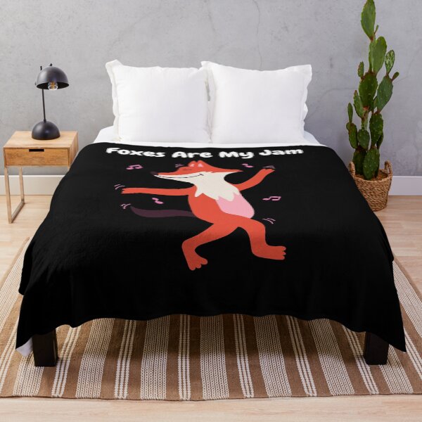Item preview, Foxes Are My Jam Funny Cute Fox Dancing designed and sold by BellaVille.