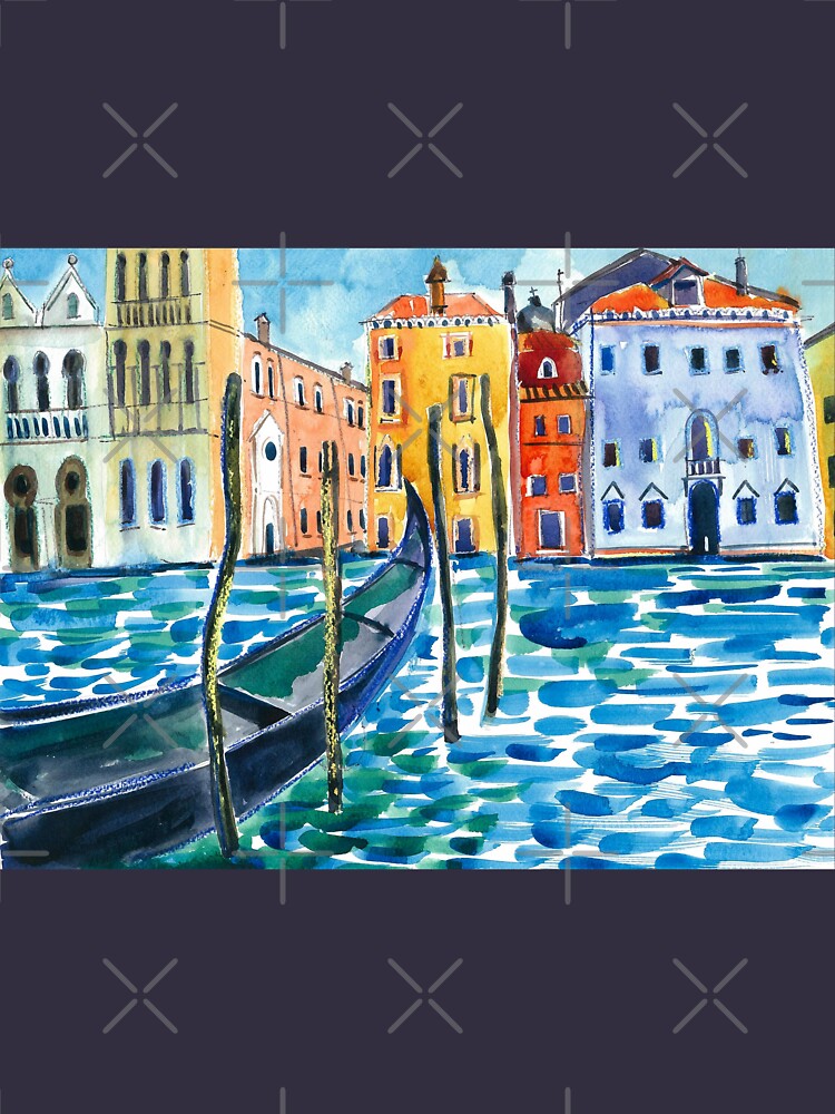 Venice - Original watercolour landscape by Francesca Whetnall by Cecca-Designs