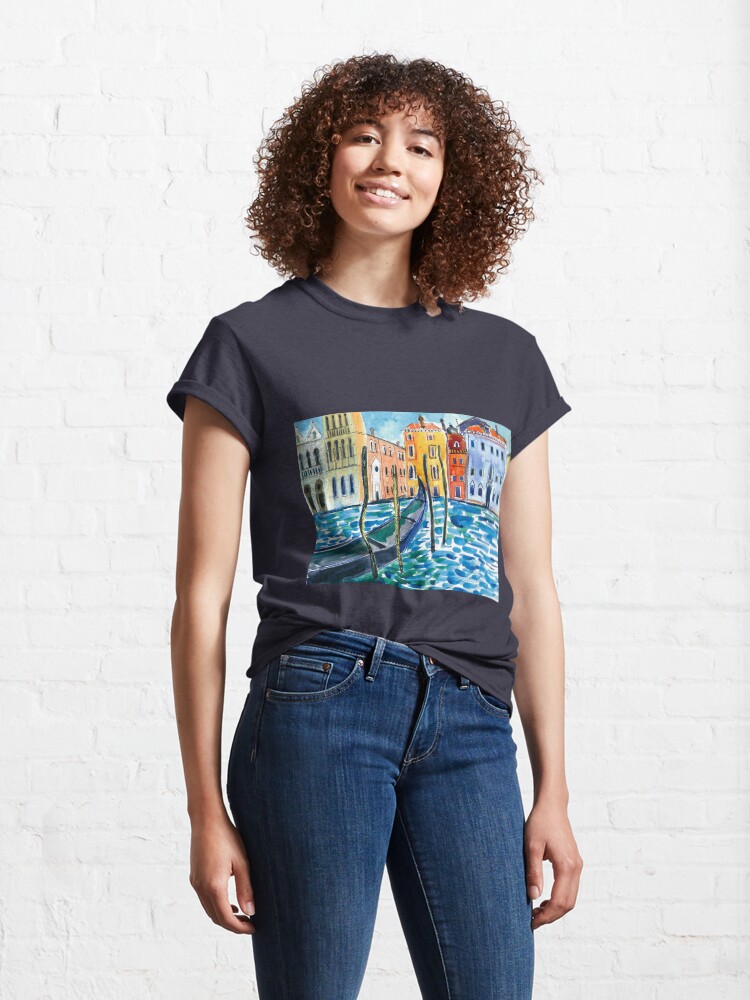 Alternate view of Venice - Original watercolour landscape by Francesca Whetnall Classic T-Shirt