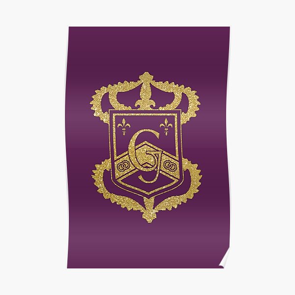 Genovia Crest Gold The Princess Diaries Poster