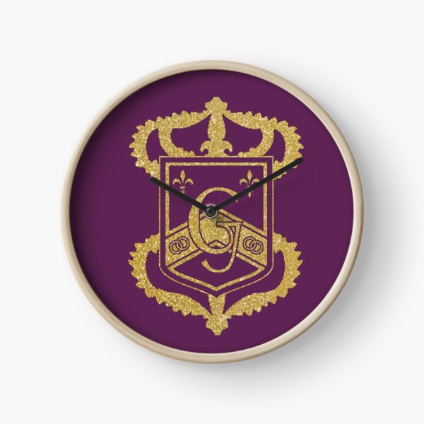 Genovia Crest Gold The Princess Diaries Clock