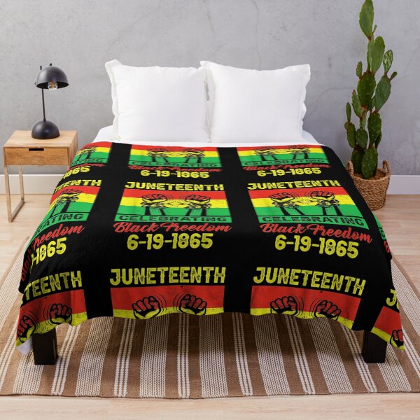Item preview, Juneteenth celebrating black freedom 1865 flag designed and sold by musgroveart.
