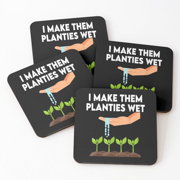 Item preview, I Make Them Planties Wet T-Shirt designed and sold by Happy-Luxemb.