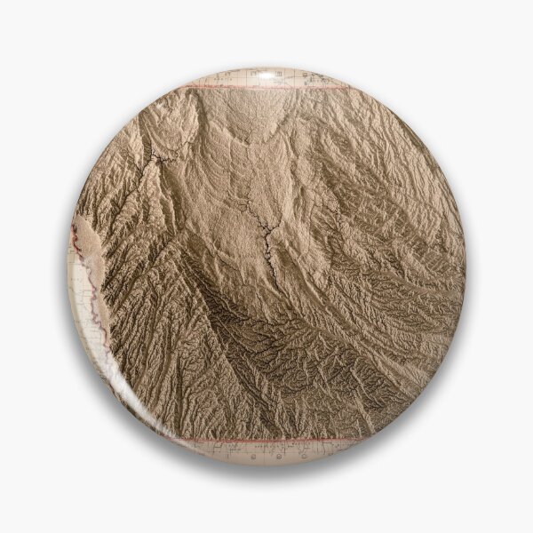 Item preview, 1917 Iowa Relief Map 3D digitally-rendered designed and sold by ThinkAboutMaps.