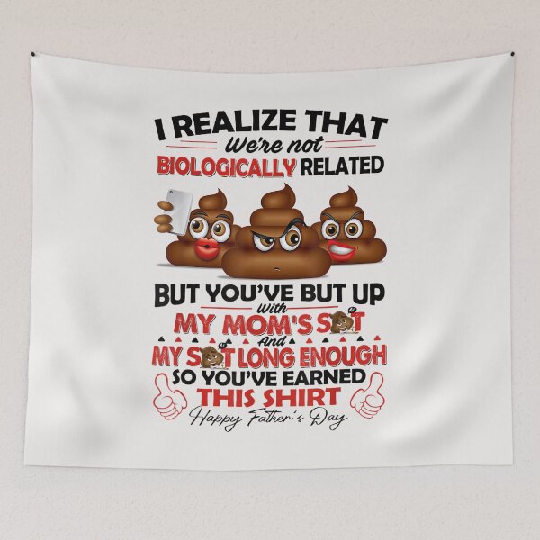 Item preview, I Realize That We're Not Biologically Related T-Shirt designed and sold by Happy-Luxemb.
