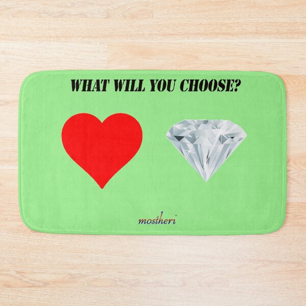Item preview, Love, diamond, what would you choose? designed and sold by mostheristore.