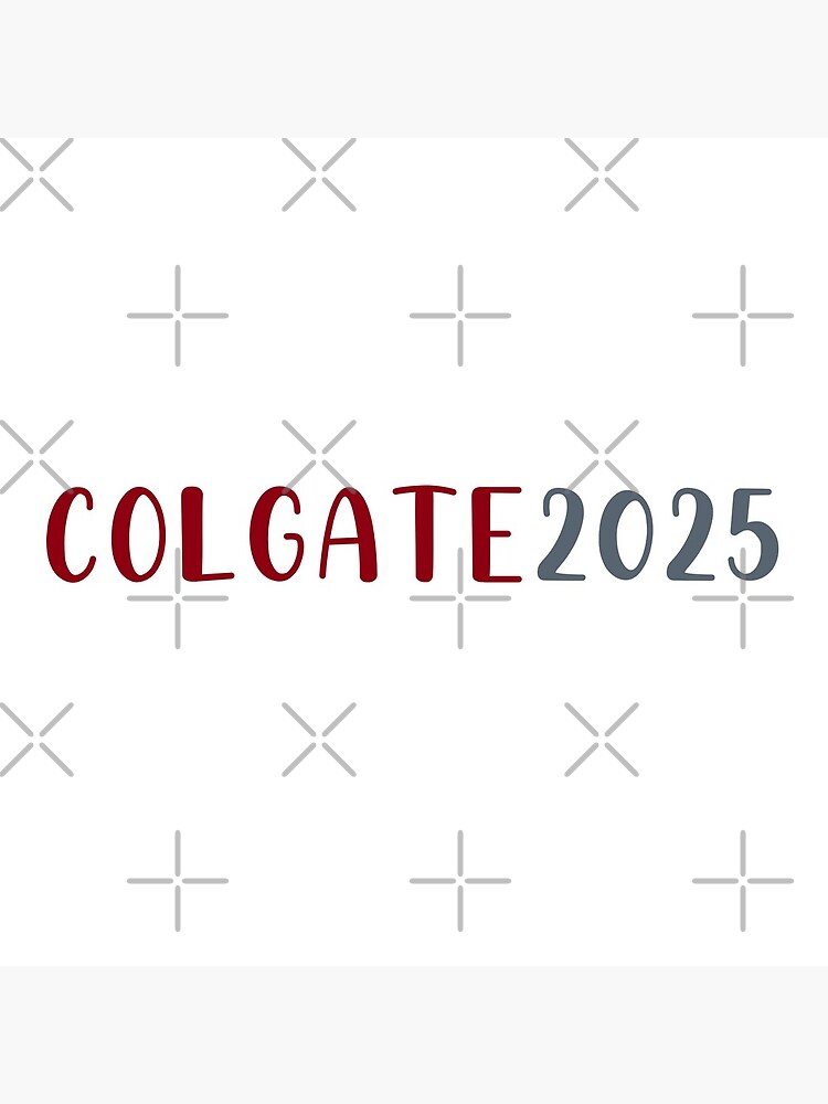 "Colgate 2025" Poster for Sale by adrijk716 Redbubble