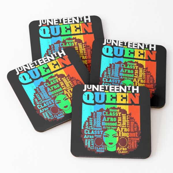 Item preview, Juneteenth Queen Afro Melanin Black Girl Magic designed and sold by tiffanyart53.