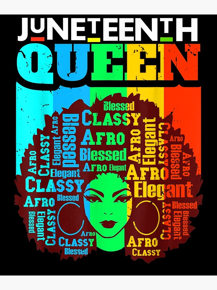 Queen Afro Melanin Black Girl Magic" Poster by tiffanyart53