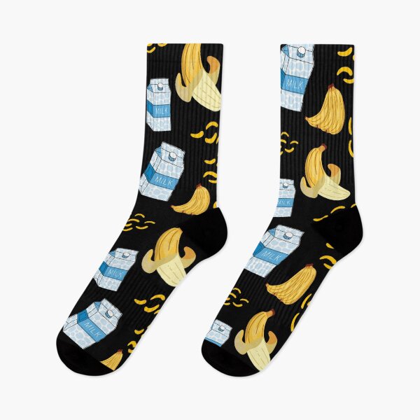 Item preview, Kawaii Banana Milk Pattern designed and sold by Pea Fitness.