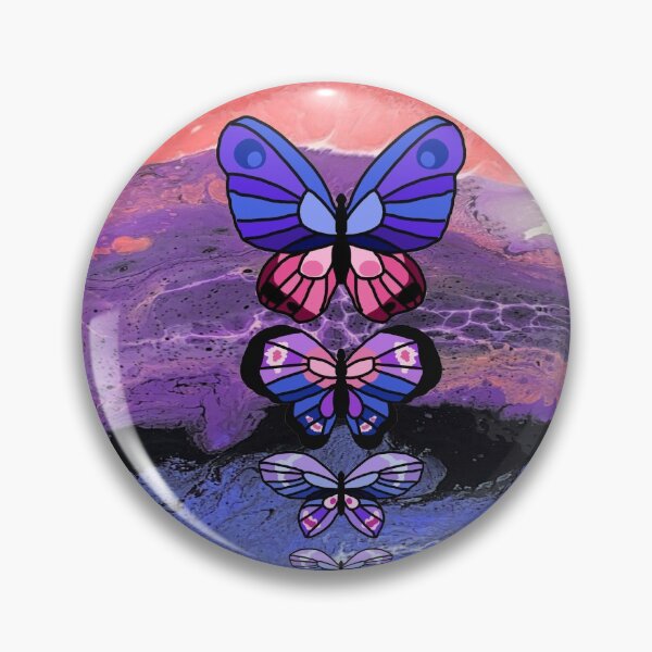 Item preview, Purple Pink & Blue Butterflies designed and sold by avipopoki.