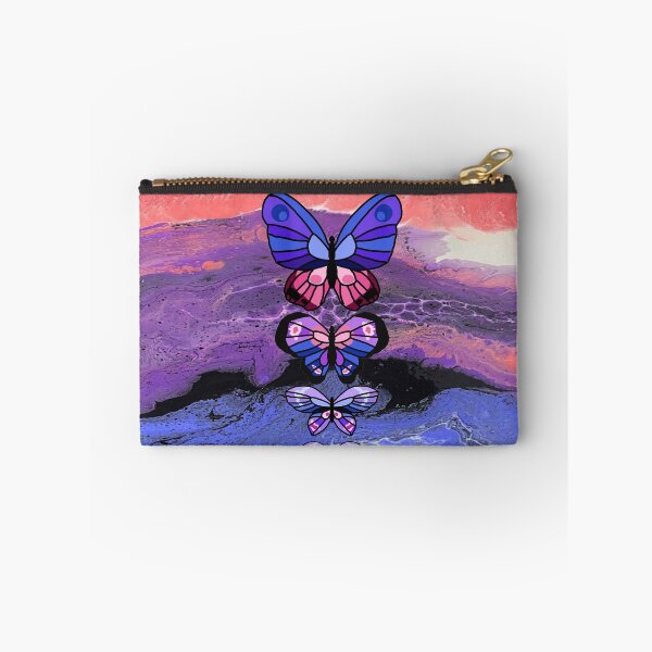 Item preview, Purple Pink & Blue Butterflies designed and sold by avipopoki.